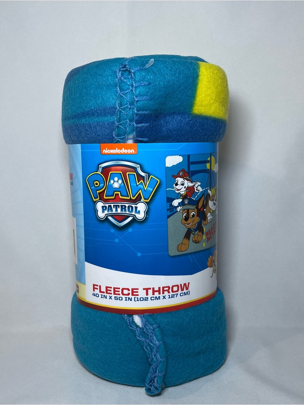 Nickelodeon Paw Patrol Kids “Ready for Action” Fleece Throw Blanket